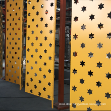 CNC Laser Cutting Aluminum Carved Panel Perforated Aluminium Panels decorative Partition for claddingfacade curtain wall